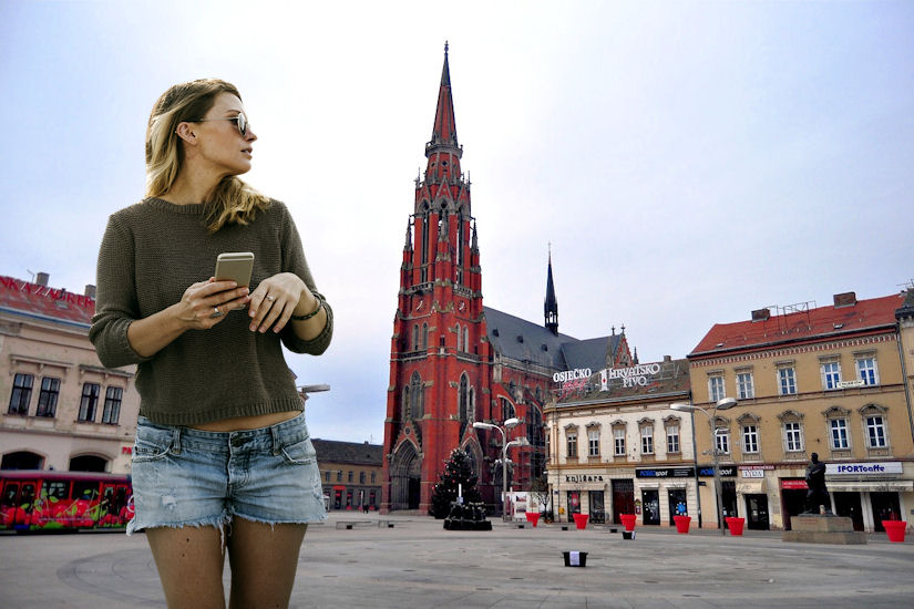 osijek djevojka toplo