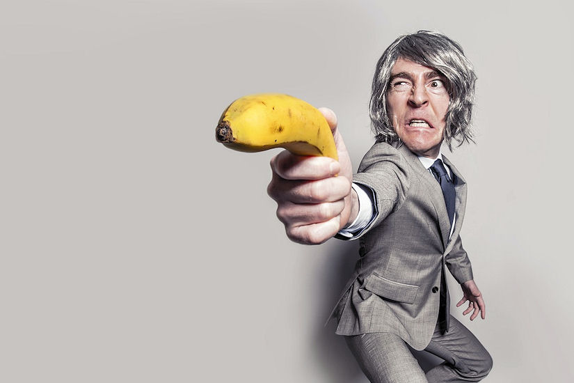 posao odijelo banana biznis poduzetnici poduzetnik